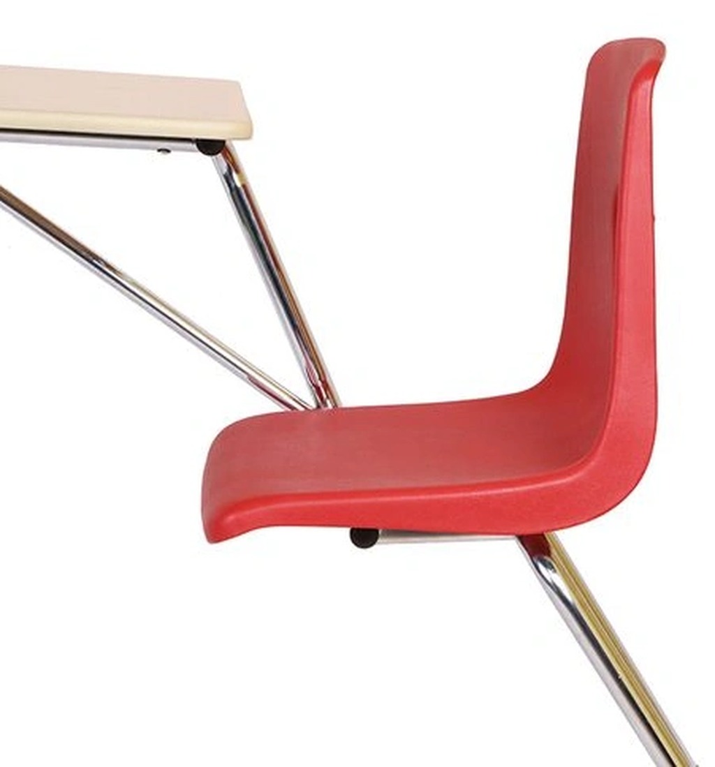 Student Chair Arm Table College Desk Classroom Chair with Writing Pad CC0005