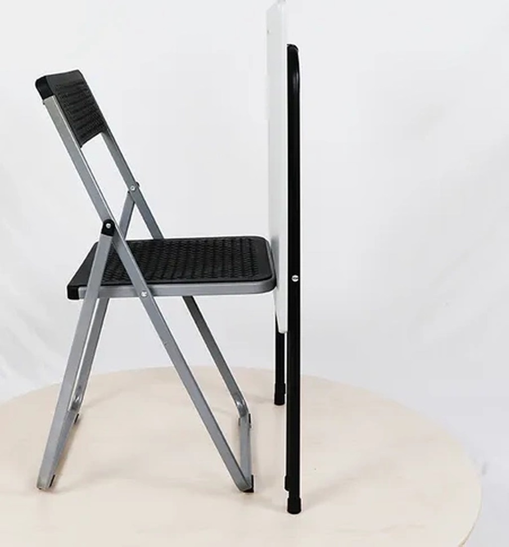 Simple Wooden Plastic Foldable Table Chair Group; School Classroom Examination Outdoor Garden Meeting Set