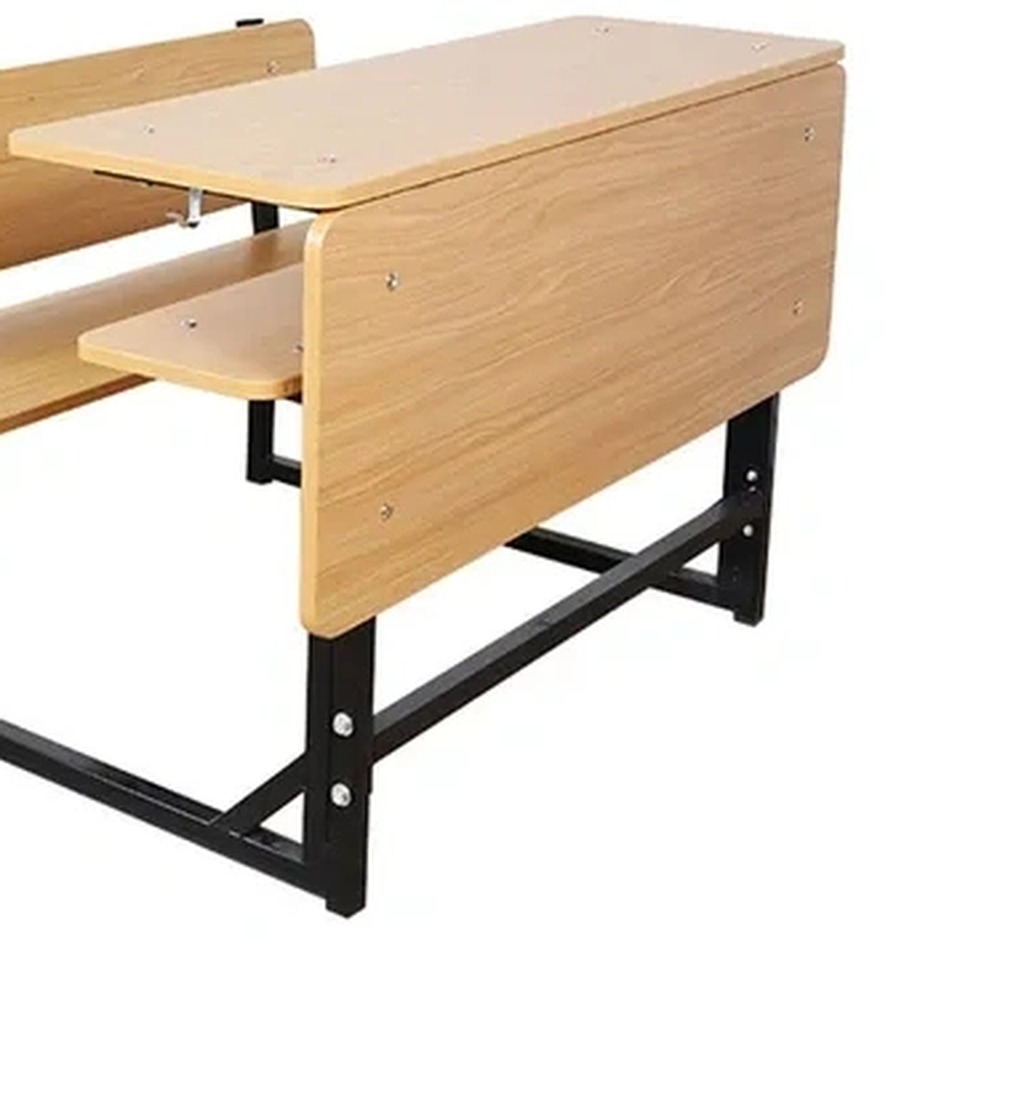 School Classroom OEM ODM MDF HPL Plywood Double Seats Student Bench Furniture SS0028